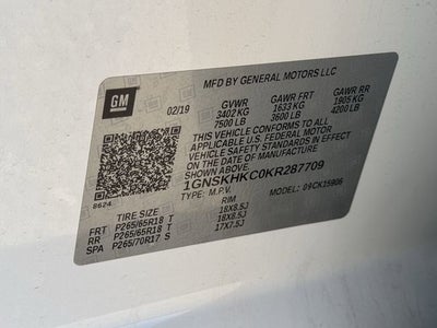 2019 Chevrolet Suburban LT