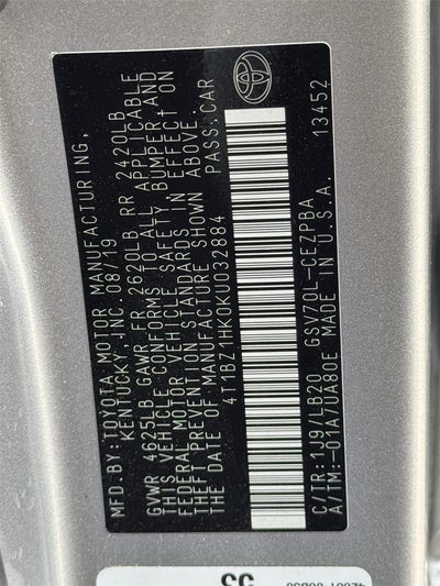 2019 Toyota Camry XSE V6