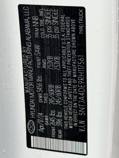 2024 Hyundai Santa Cruz SE