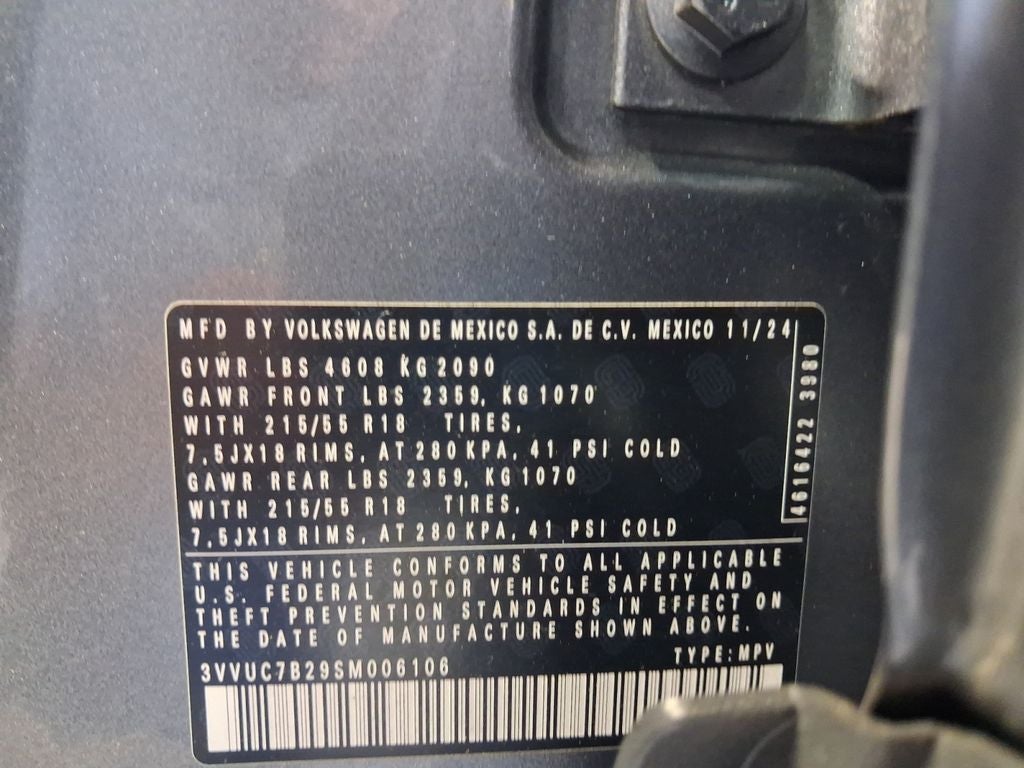 2025 Volkswagen Taos 1.5T SE