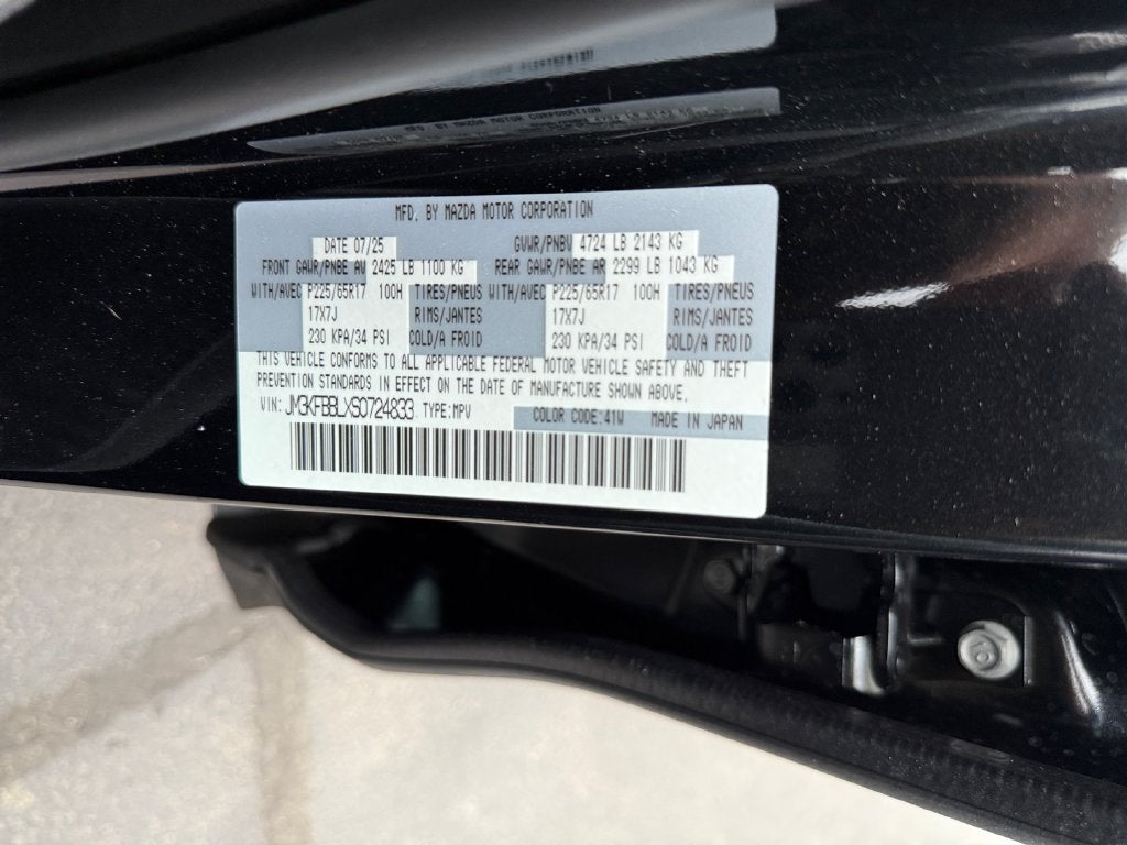 2025 Mazda Mazda CX-5 2.5 S Select Package