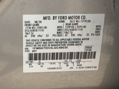 2020 Ford Explorer XLT