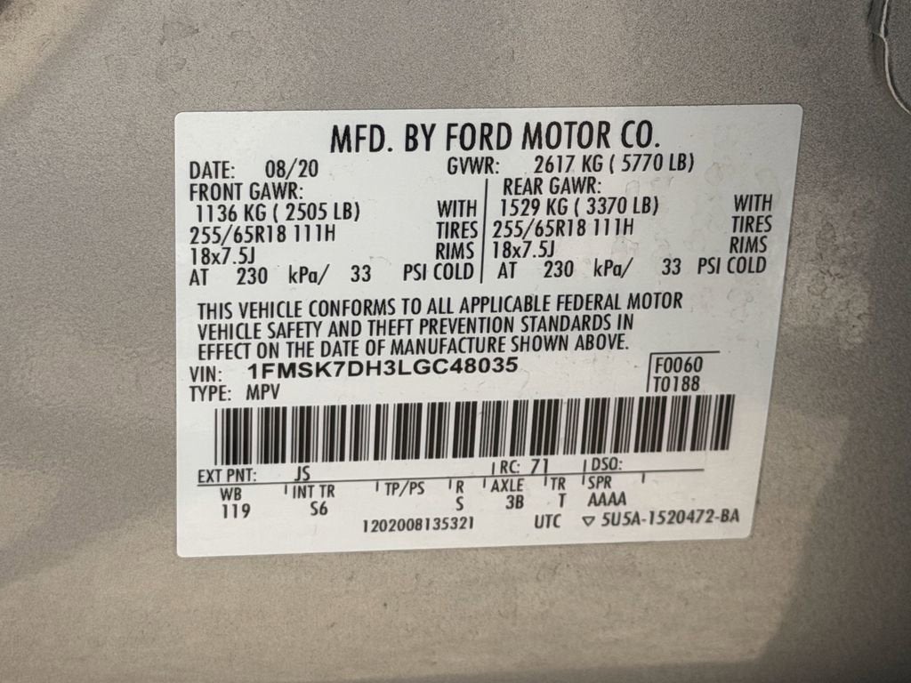 2020 Ford Explorer XLT