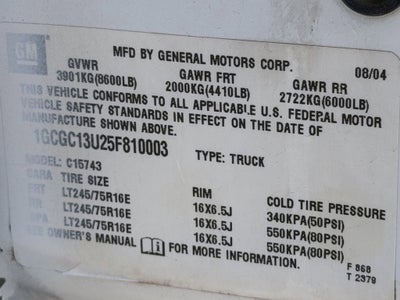 2005 Chevrolet Silverado 1500 HD LS