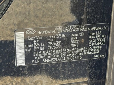 2023 Hyundai Santa Fe Hybrid Blue