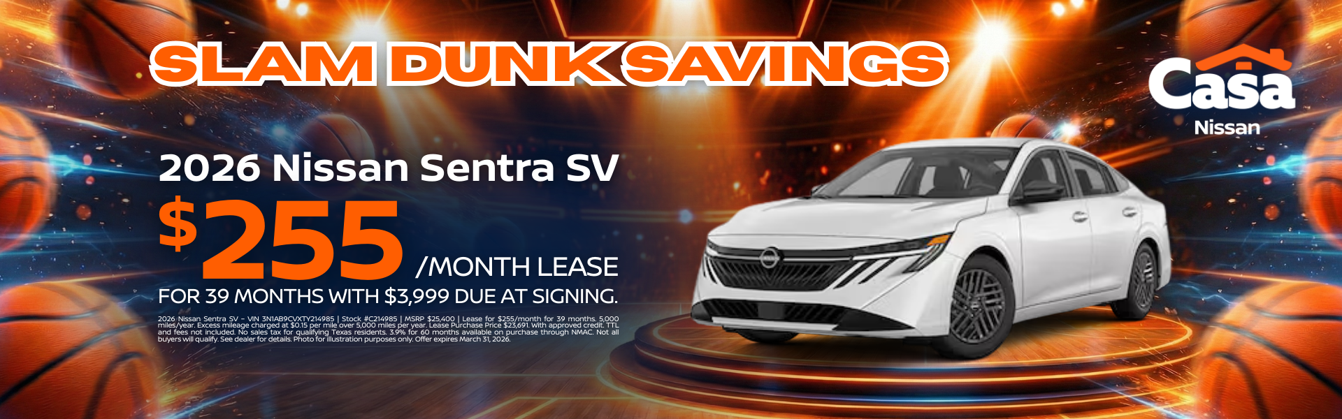 Casa Nissan March Incentives