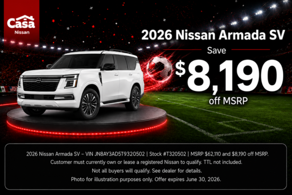Casa Nissan June Incentives