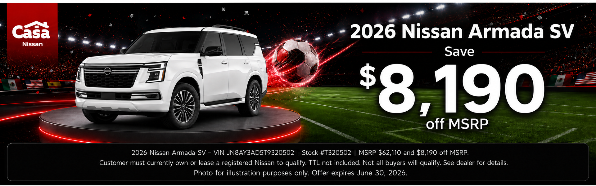 Casa Nissan June Incentives