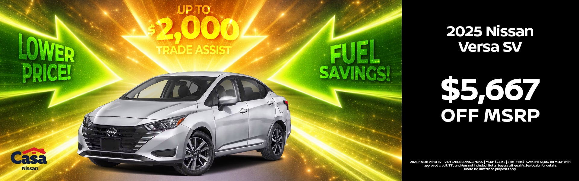 Casa Nissan April Incentives