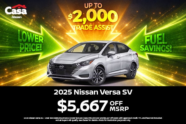 Casa Nissan April Incentives