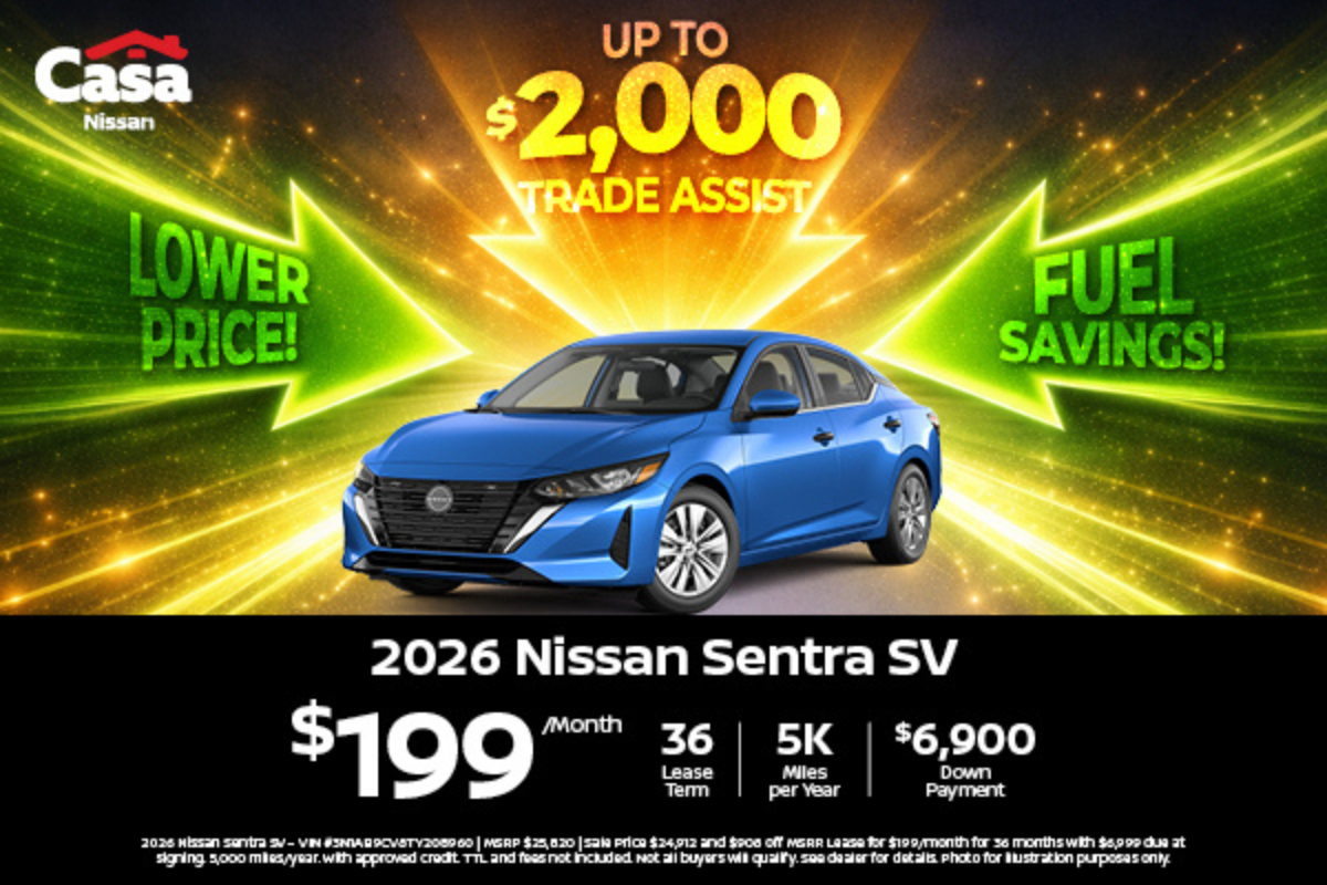 2026 Nissan Sentra SV