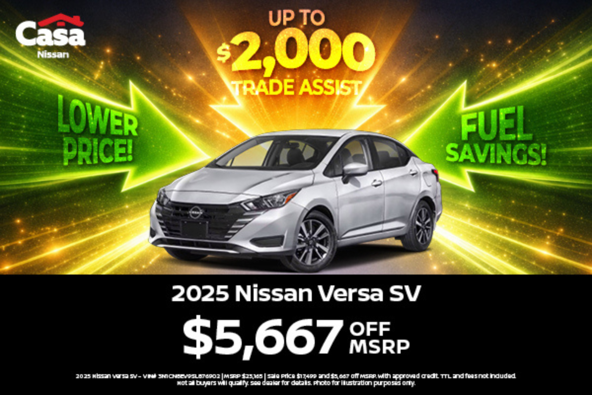 2025 Nissan Versa SV
