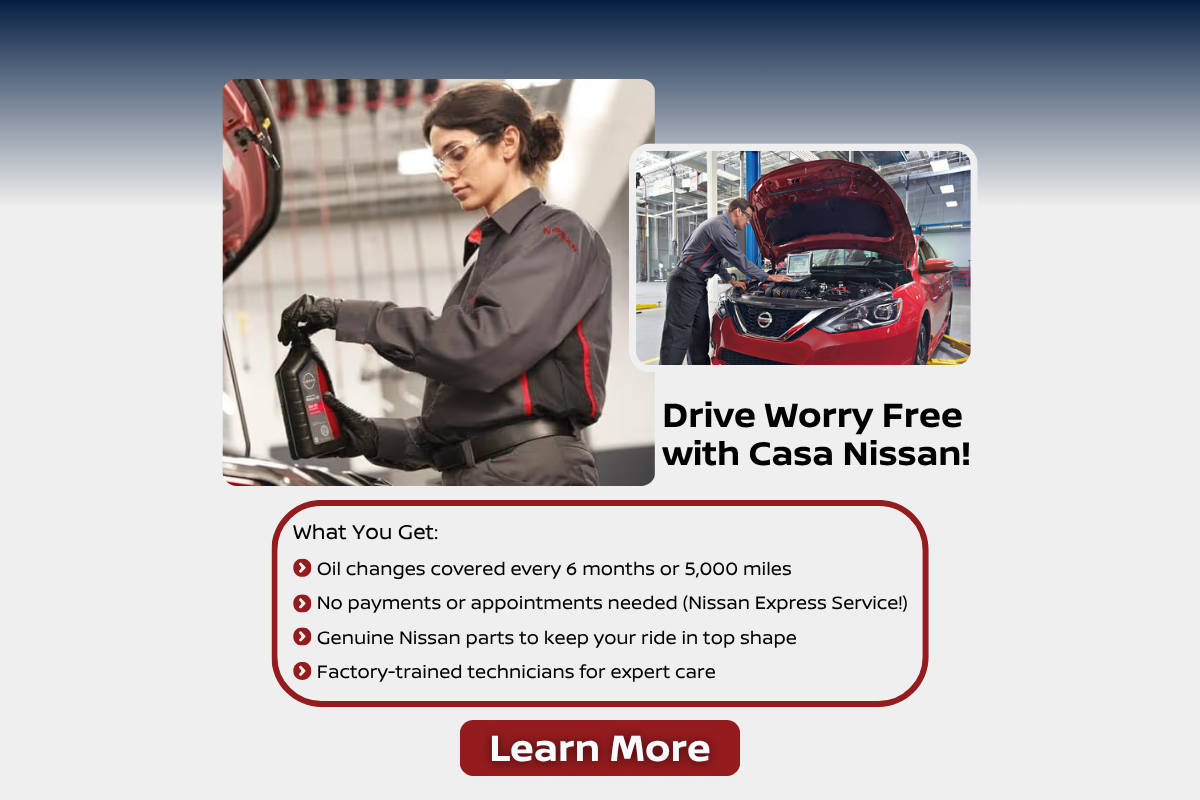 Casa Nissan 3 Year Maintenance