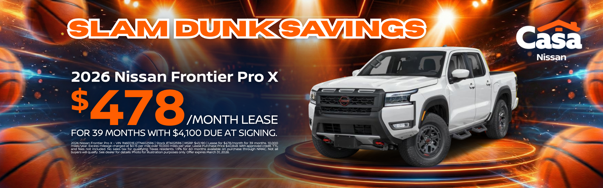 Casa Nissan March Incentives