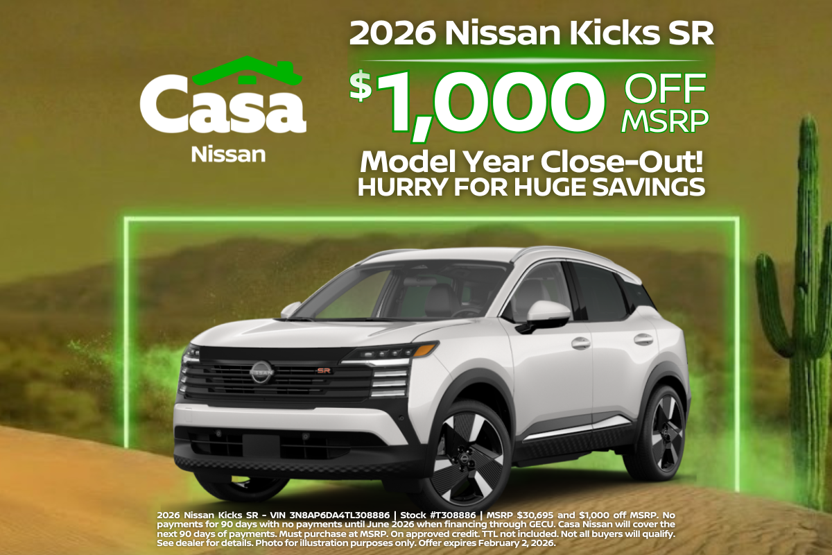 2026 Nissan Kicks SR