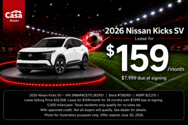 Casa Nissan June Incentives