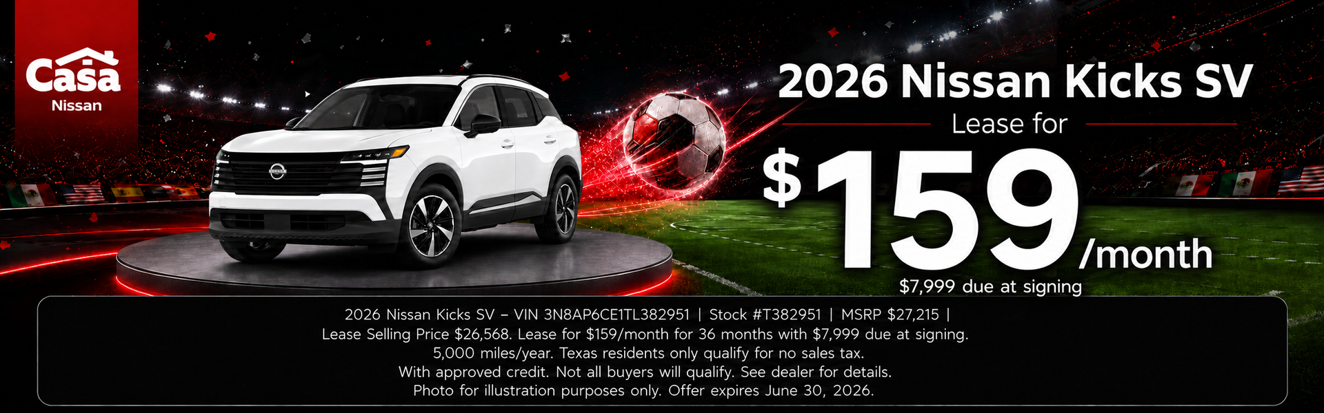 Casa Nissan June Incentives