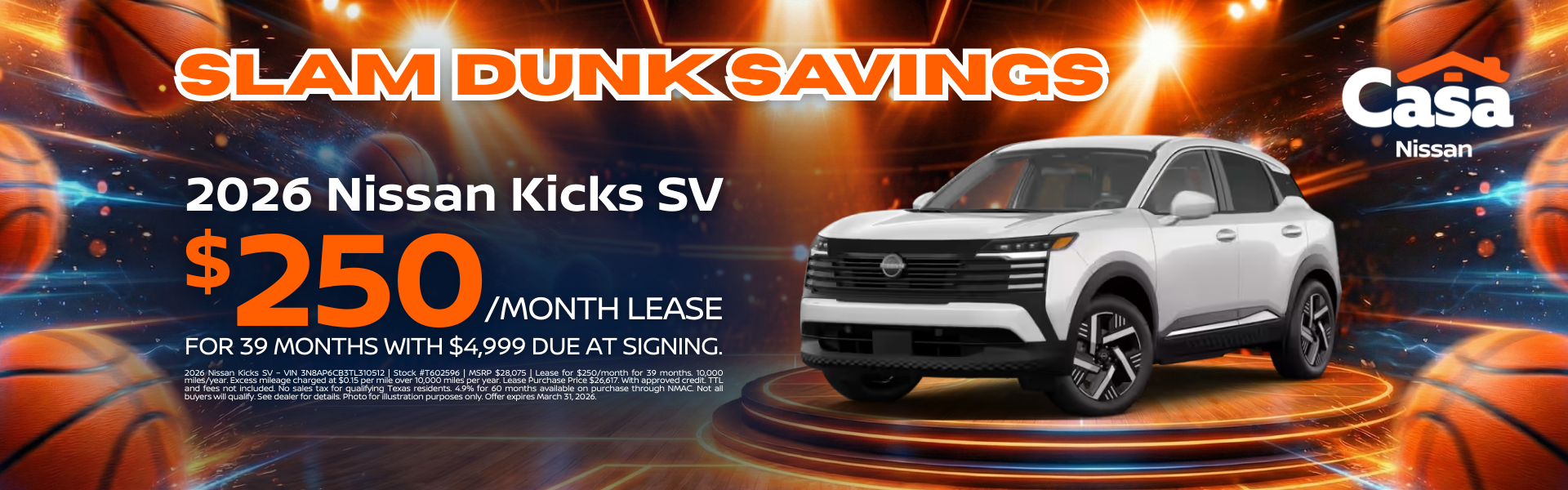 Casa Nissan March Incentives