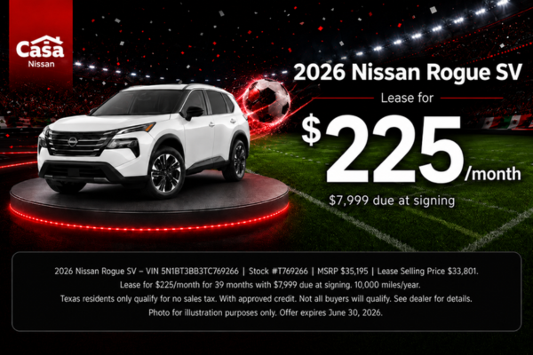 Casa Nissan June Incentives