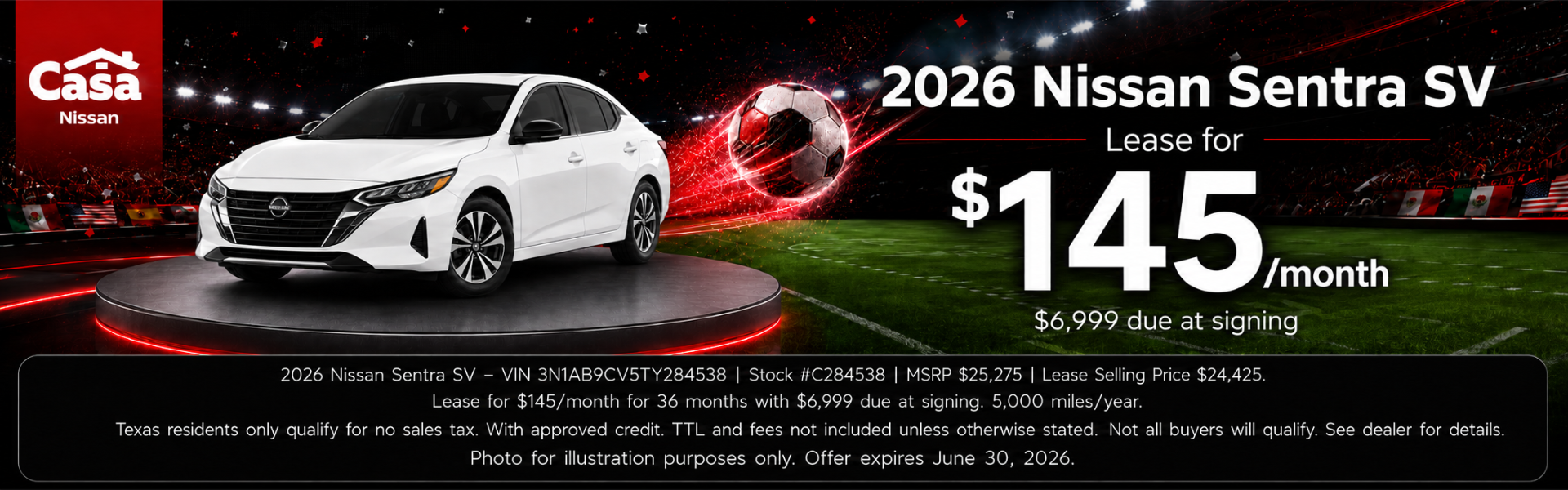 Casa Nissan June Incentives